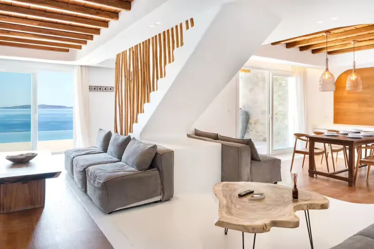 private pool luxury villa Airbnb in Mykonos