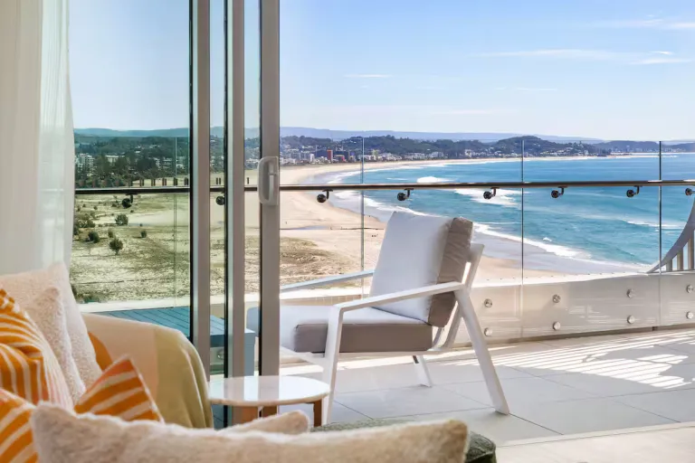 beachfront Airbnb in Gold coast