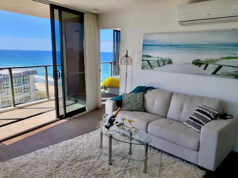 beachfront Airbnb in Gold coast