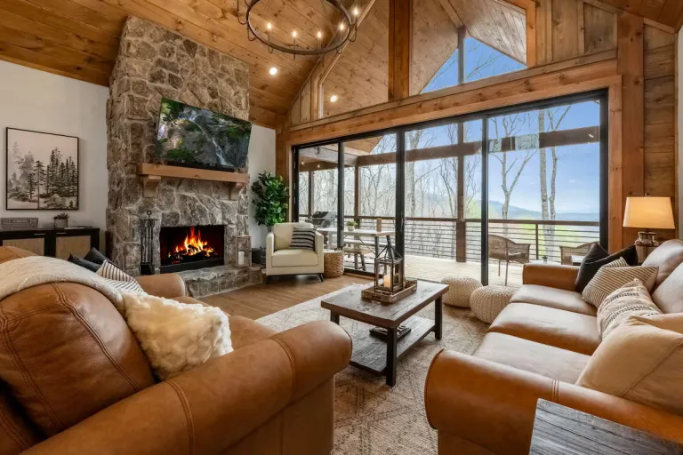 Mountain Airbnb Cabins in Blue Ridge Mountains