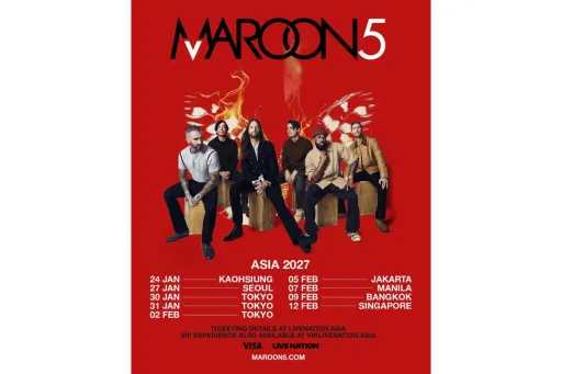 Image for article Maroon 5 Asia Tour 2027: Everything Fans Need to Know
