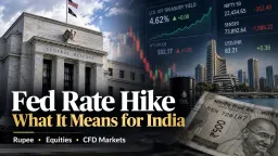 image for article Fed Rate Hike Expected Today: What Higher US Yields Could Mean for the Rupee, Indian Equities and CFD Markets