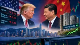 image for article China, Hong Kong Markets Slip as Trump-Xi Optimism Cools; Property Stocks Defy Weak Trend