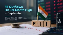 image for article FII Selling Surges in September as Oil and US Yields Pressure Indian Stocks