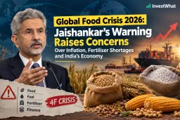 image for article Global Food Crisis 2026: Jaishankar's Warning Raises Concerns Over Inflation, Fertiliser Shortages and India's Economy
