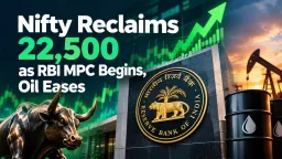 image for article Market Morning Brief: Nifty Reclaims 22,500 as RBI MPC Begins, Oil Eases