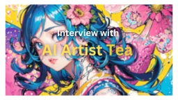 image for article Interview with Amazing AI Artist Tea, from Japan
