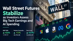 image for article Wall Street Futures Stabilize as Investors Assess Big Tech Earnings and AI Spending