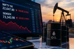 image for article Rising Oil Prices Put Indian Stock Market Under Pressure: What Should Investors Watch?