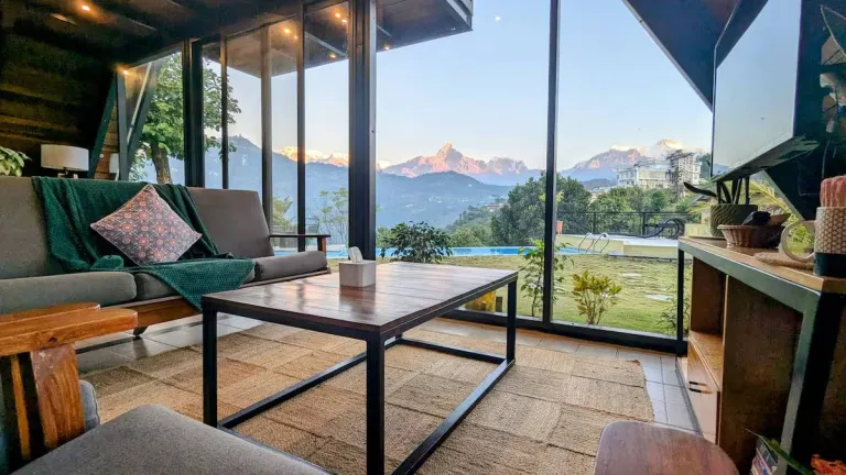Best 2026 Airbnb Stays in Pokhara, Nepal with Himalayan Views.