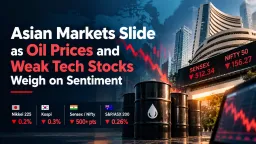 image for article Asian Markets Slide as Oil Prices and Weak Tech Stocks Weigh on Sentiment
