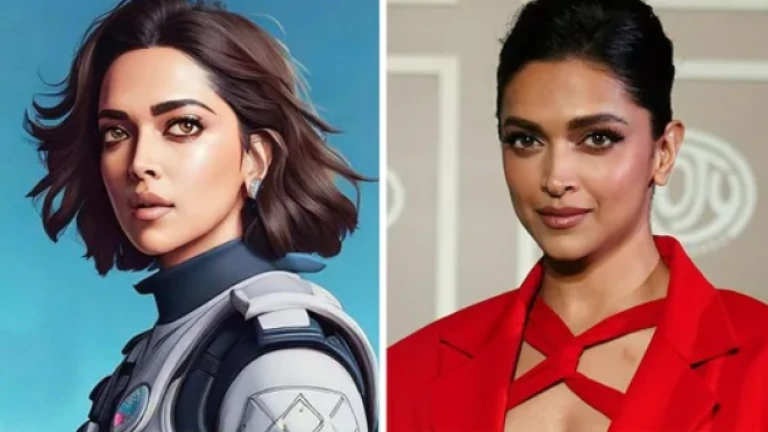 Deepika Padukone as part of the Lensa AI Art trend 