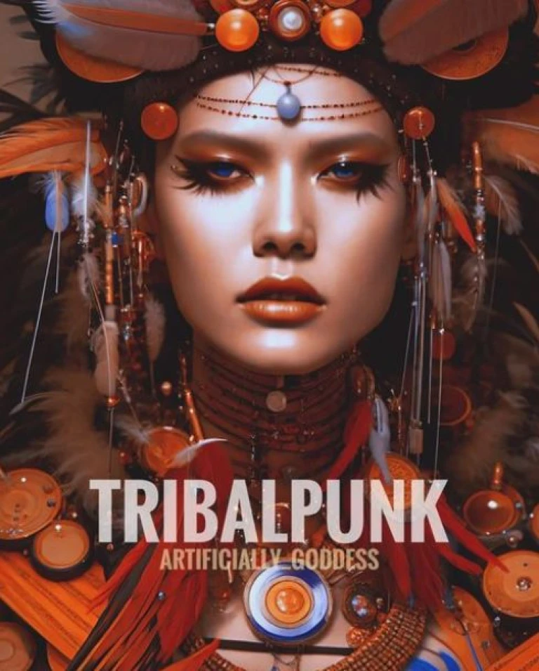 Chifei AI Artist - Artificially Goddess - Tribal Punk