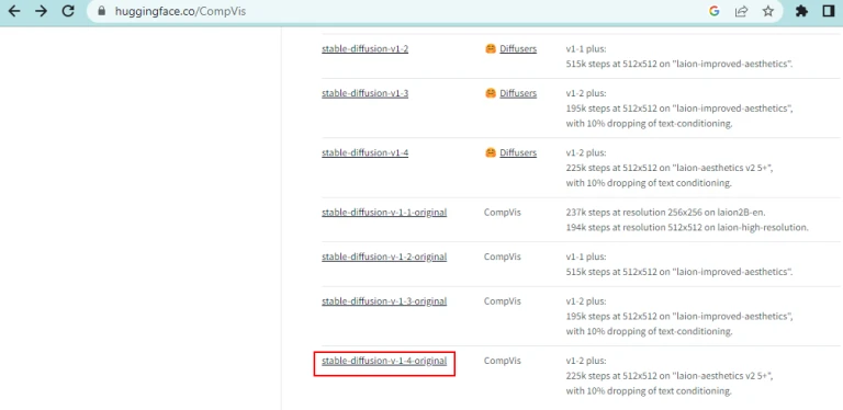 stable diffusion huggingface latest checkpoints