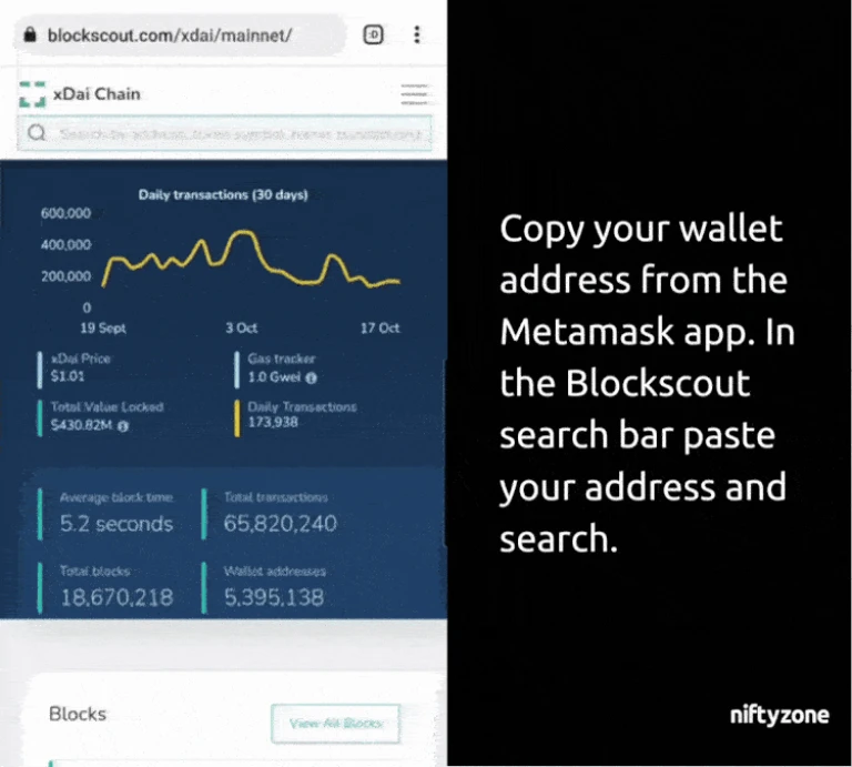 xdai on metamask - wallet address