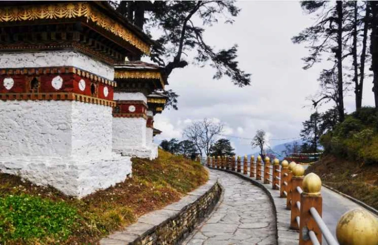 Mountain Pass Bhutan 