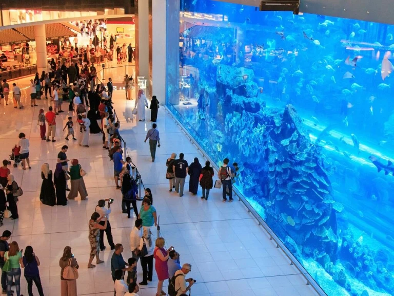 the dubai mall aquarium 