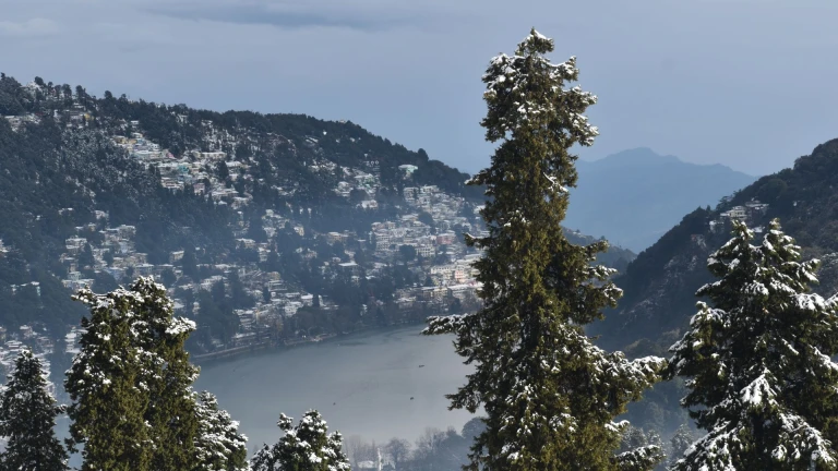 Snowfall in Nainital