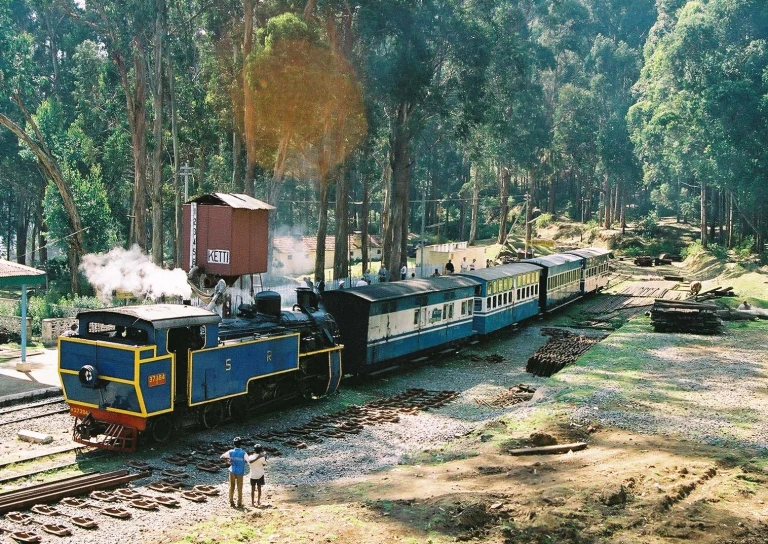 Nilgiri Mountain Railway at Ketti Station, Tamilnadu