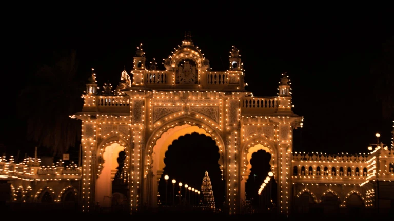 Mysore palace during Dasara festival