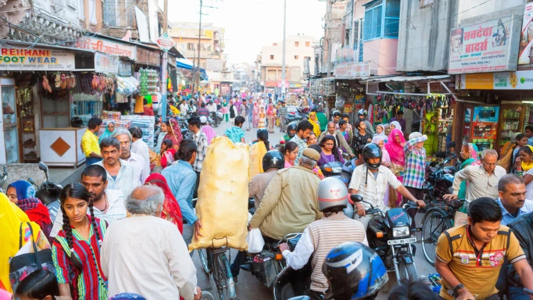 Crowds in India