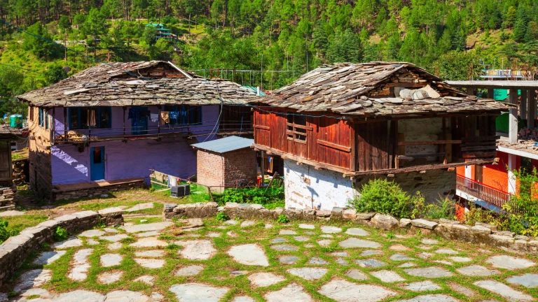 Local Houses in Kasol Village
