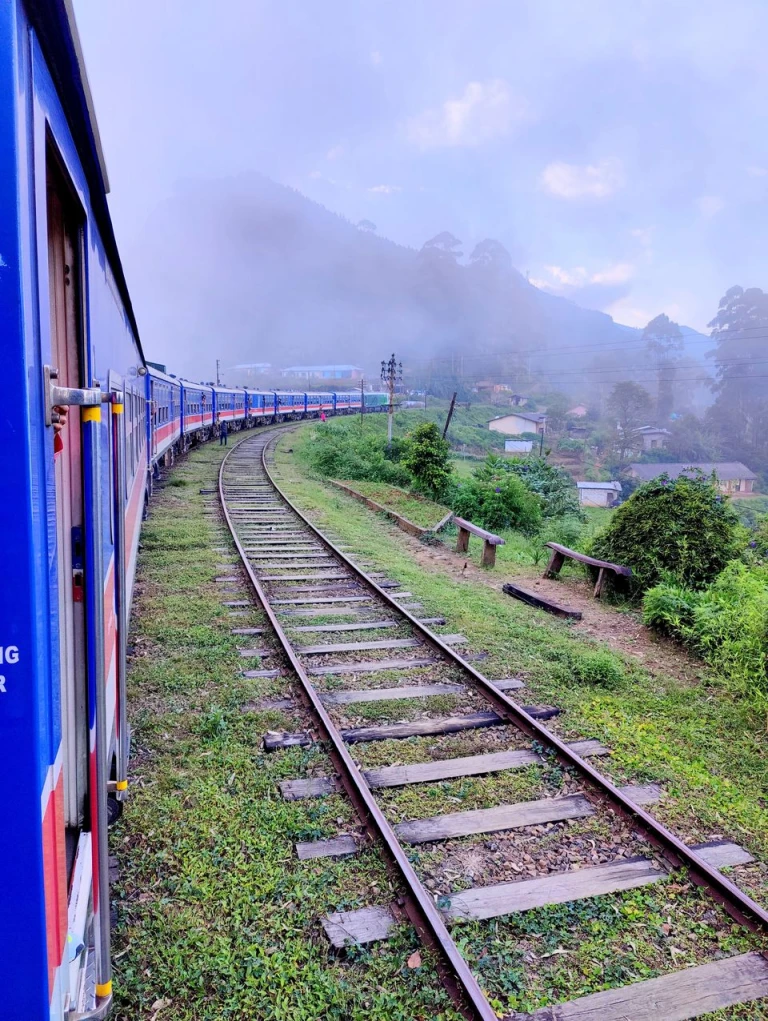 View of Train Journey From Nuwara Eliya To Ella