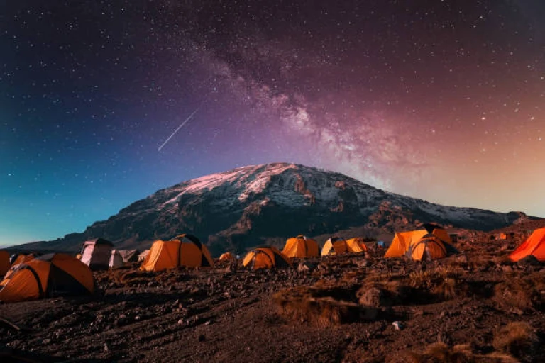 Mount Kilimanjaro campsite 