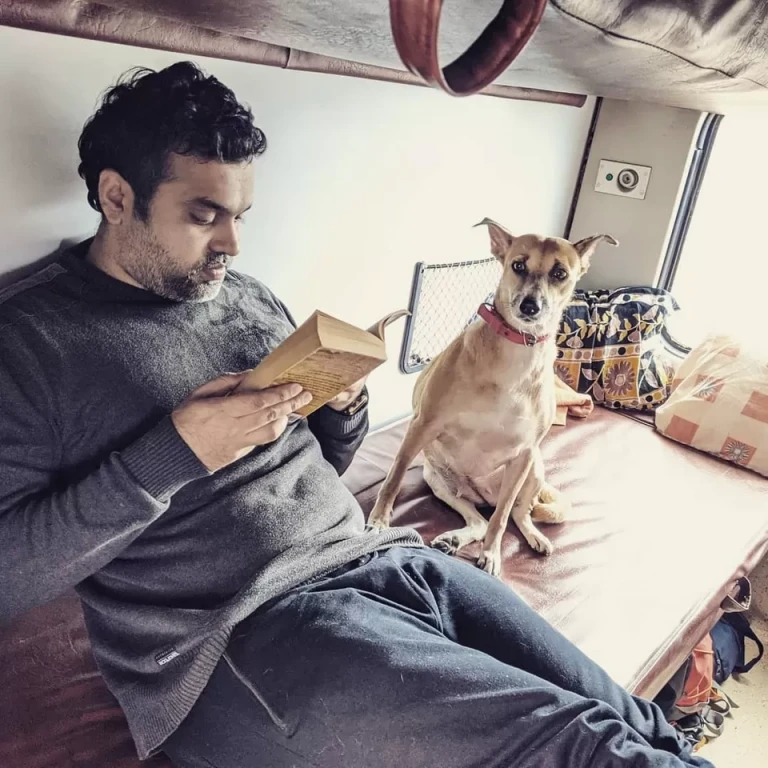Traveling with pet on train in India