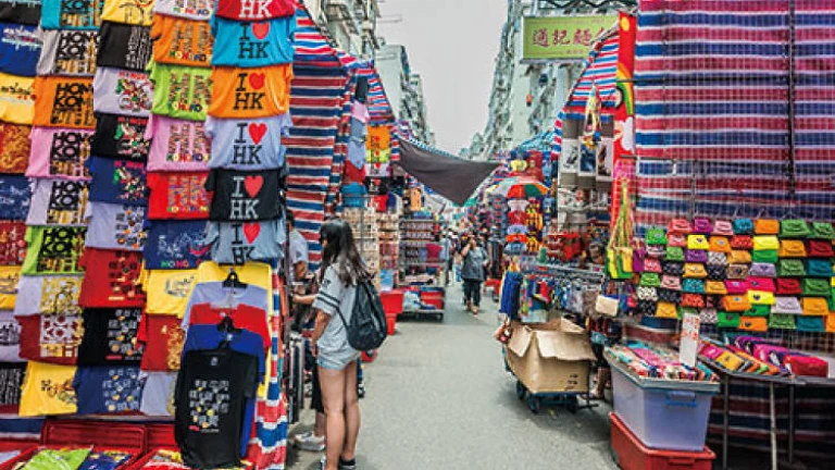 Mong Kok's Ladies' Market,