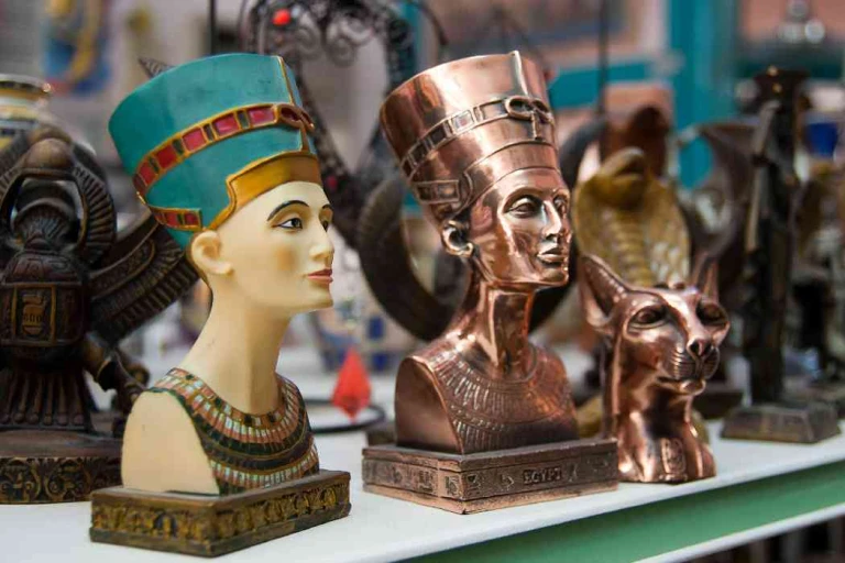 Ancient-Inspired Statues, Egyptian Souvenirs