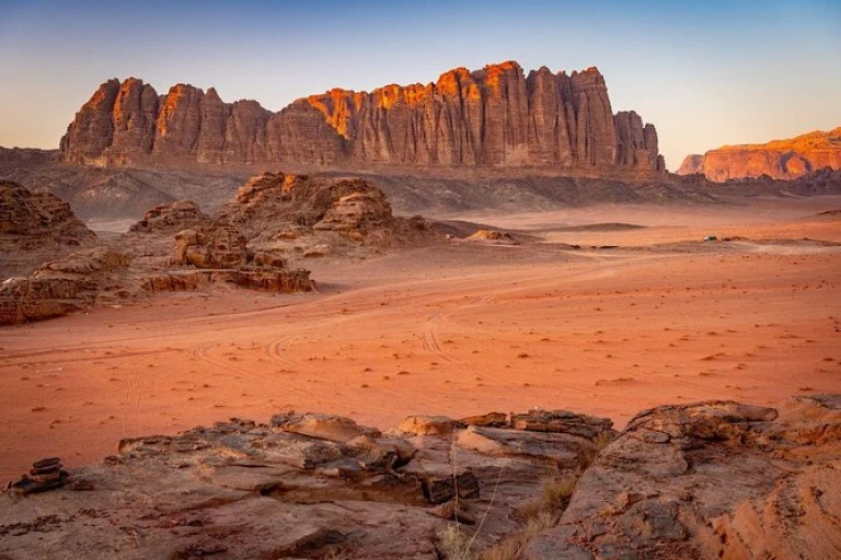 Immersed in the boundless beauty of Wadi Rum.