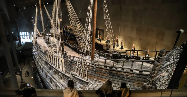 Vasa - Old Wooden Swedish Warship in Stockholm