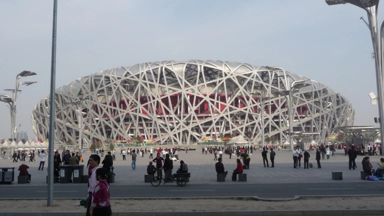The Beijing National Stadium (Bird's Nest)