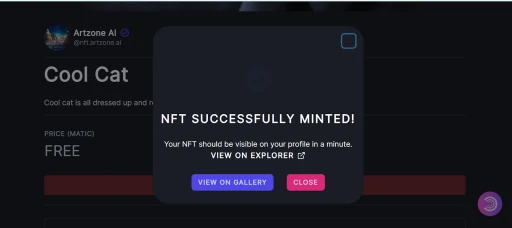 image for article How to Claim, Access and Transfer NFTs from your ArtZone wallet
