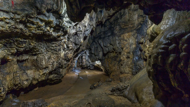 Inside path of Mawsmai Cave,Cherrapunjee,Meghalaya,India
