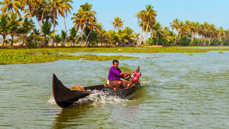 Alleppey Backwater Canoeing