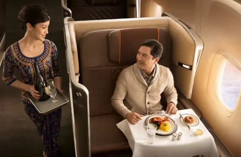 Singapore Airlines First Class Cabin Experience