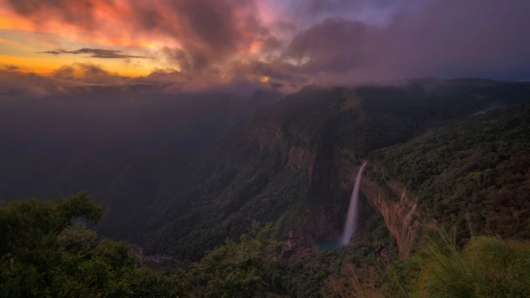 Cherrapunji Nohkalikai Falls