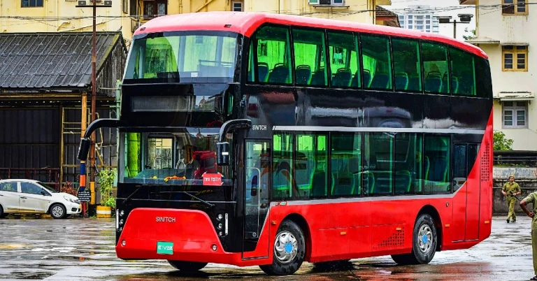 India&#039;s first double-decker electric bus