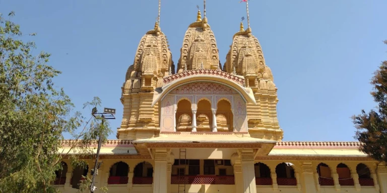 The ISKCON temple, a beautiful architectural marvel