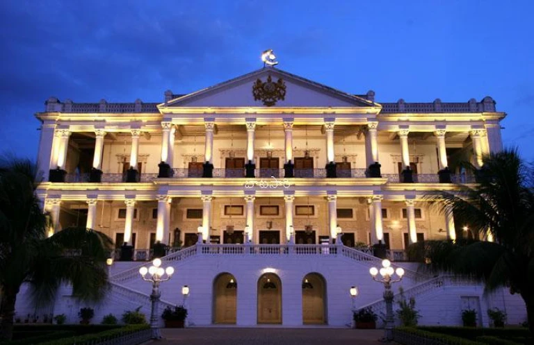 Falaknuma Palace, which translates as &quot;Mirror of the Sky,&quot;