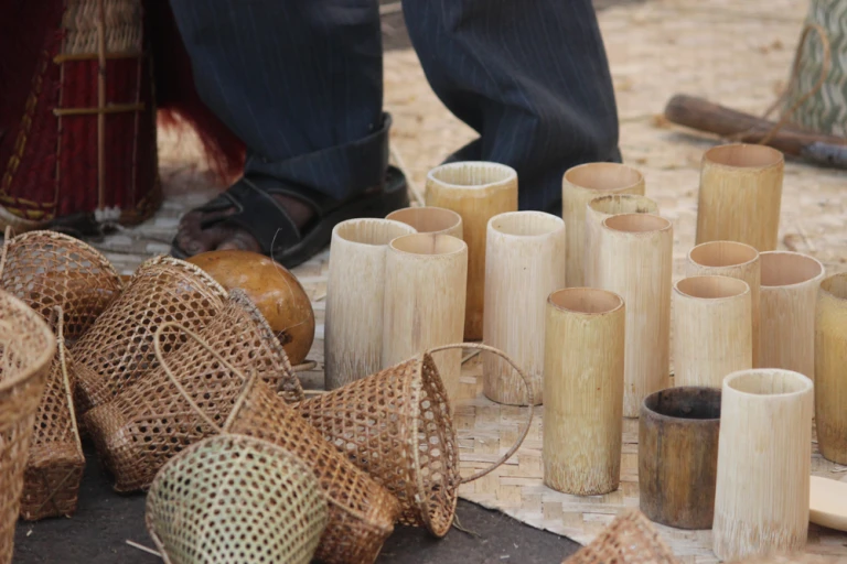Nagaland  intricate bamboo crafts