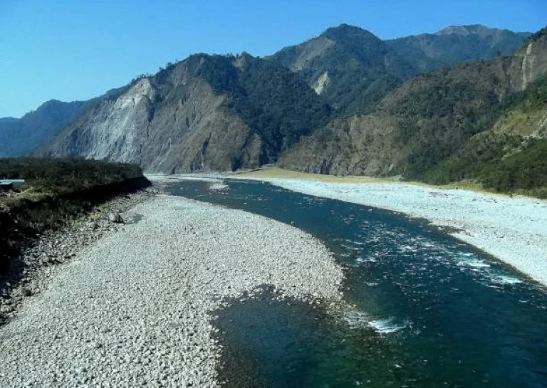 River rafting in Brahmaputra River, Arunachal Pradesh