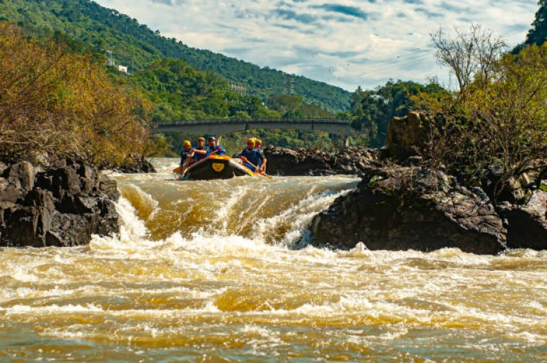 River rafting in Barapole River, Coorg