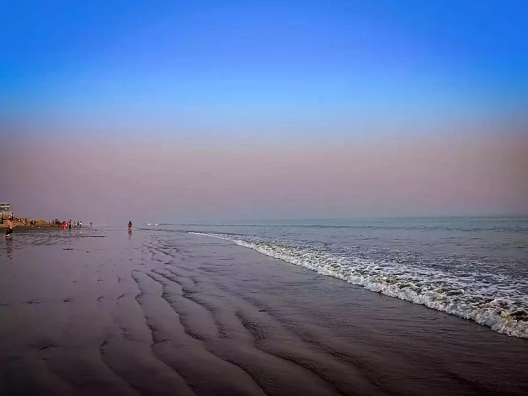 Chandipur disappearing beach 