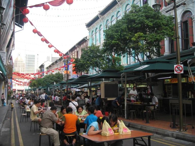 Hawker Centers at Smith Street, Singapore.